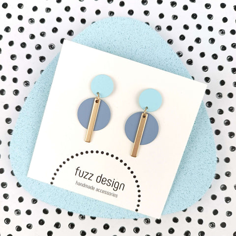 Subtle And Sweet | Soft Blue & Gold & Pastel Blue