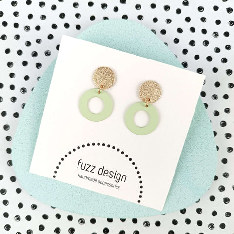 Sassy | Pastel Green & Gold