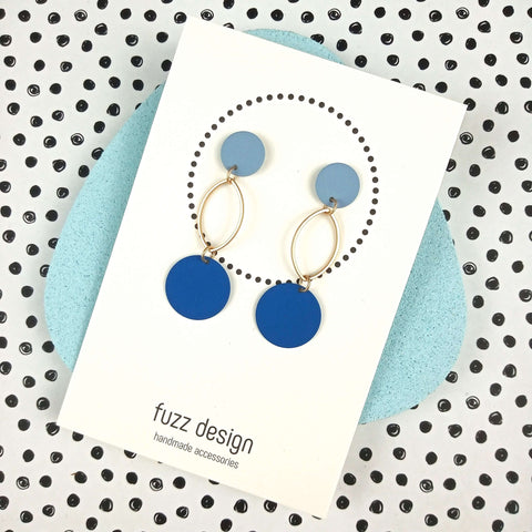 Total Ellipse Of The Heart | Royal Blue & Gold & Soft Blue